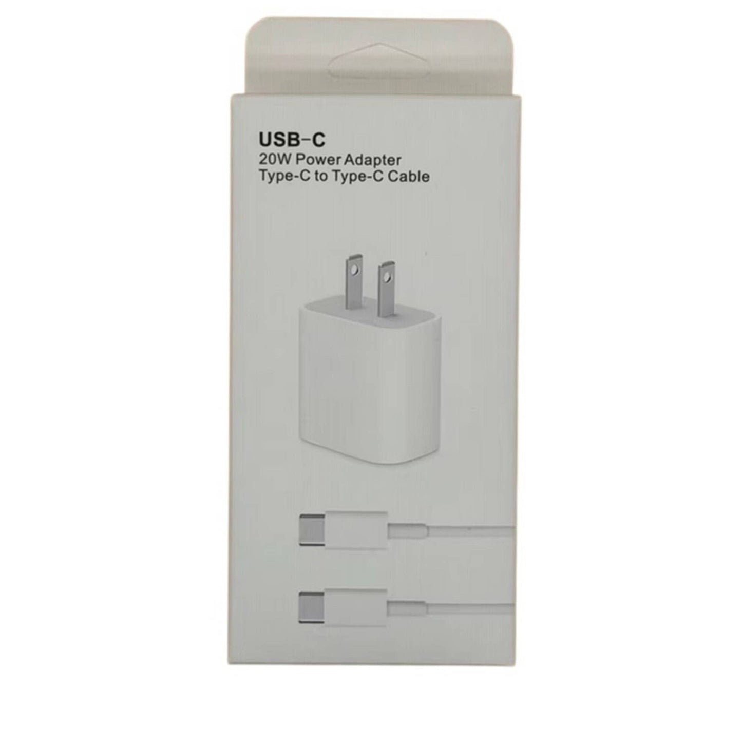 20W PD Combo with Type-C to Type-C Cable and PD Wall Charger