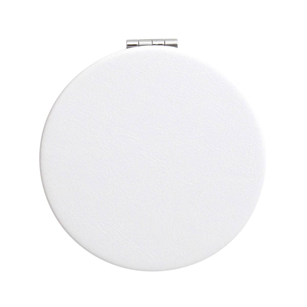 DST Sorority Red Bling Mirror Compact: Red and White