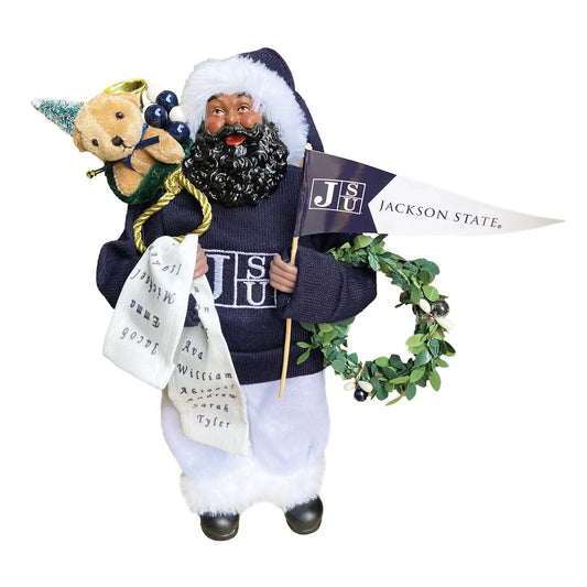 Jackson State Santa with Flag