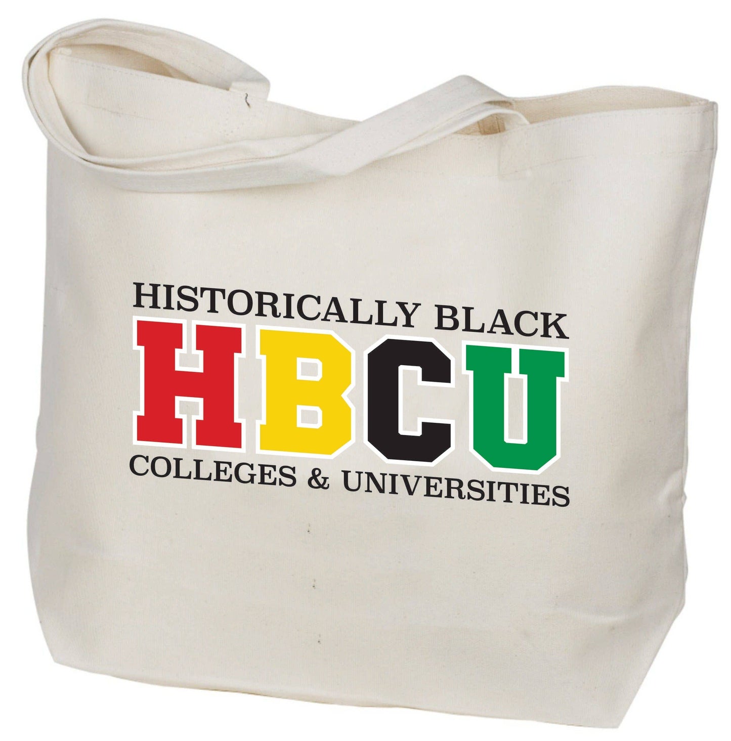 HBCU Canvas Tote Bag - Natural Canvas