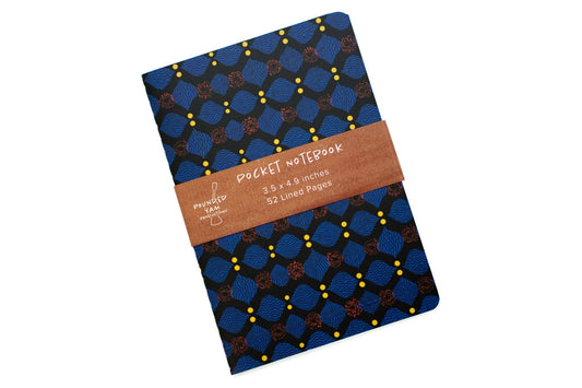 African Print Pocket Notebook - X (Ankara)