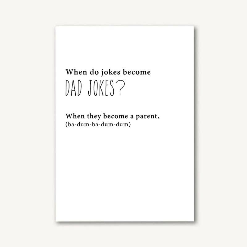 Dad Jokes Greeting Card