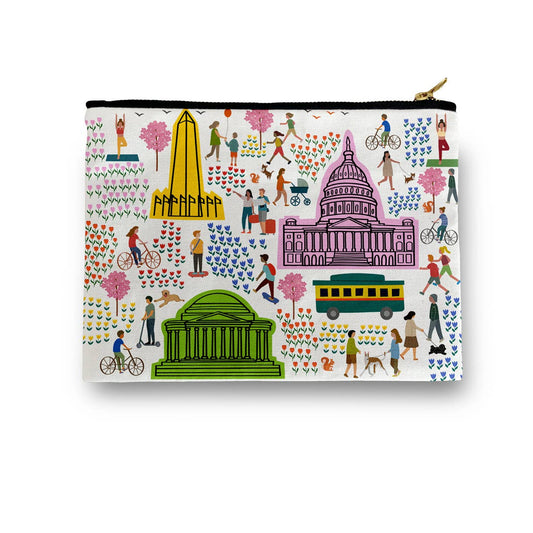 Spring in Washington DC Amenity / Cosmetic Bag