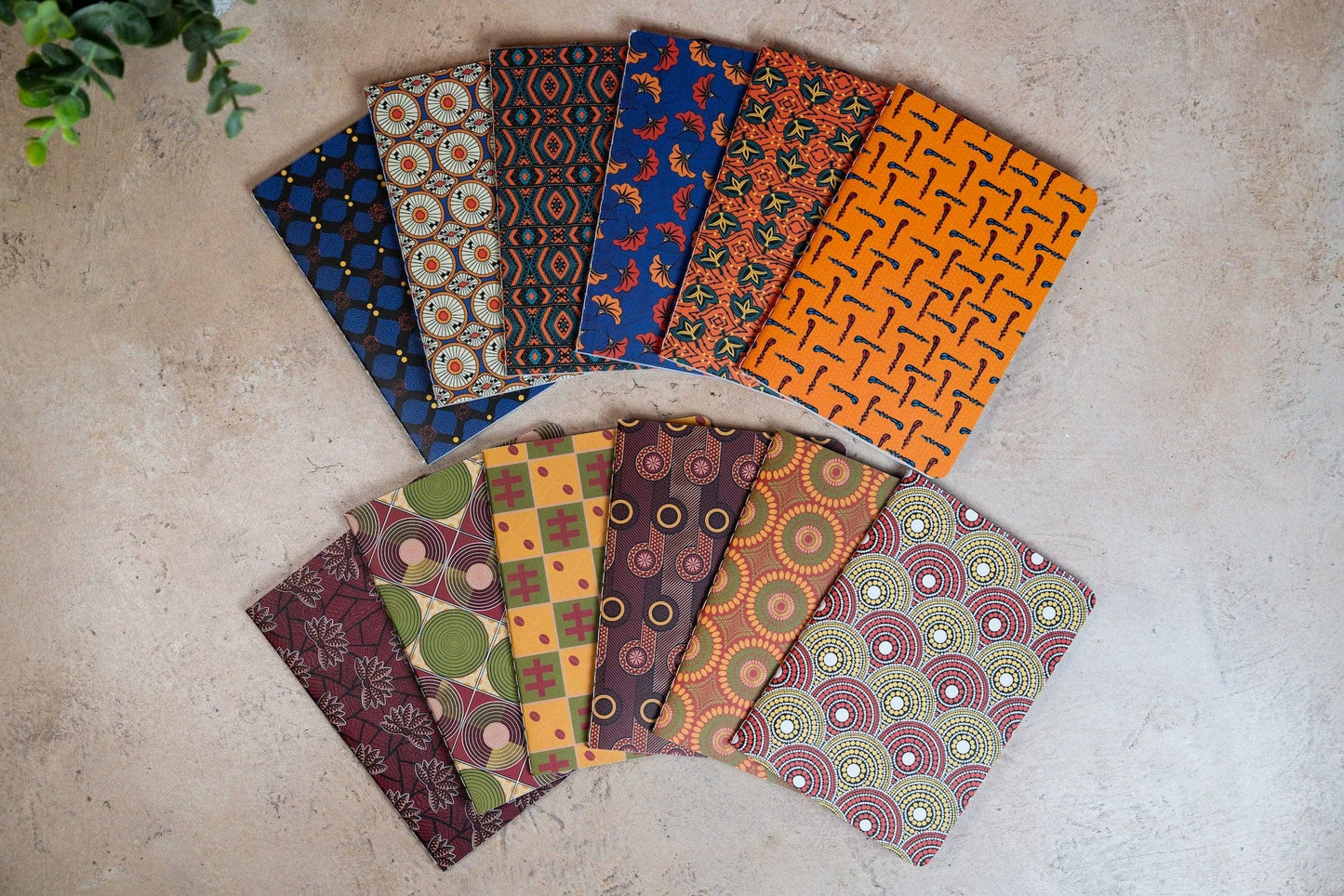 African Print Pocket Notebook - Bloom (Ankara)