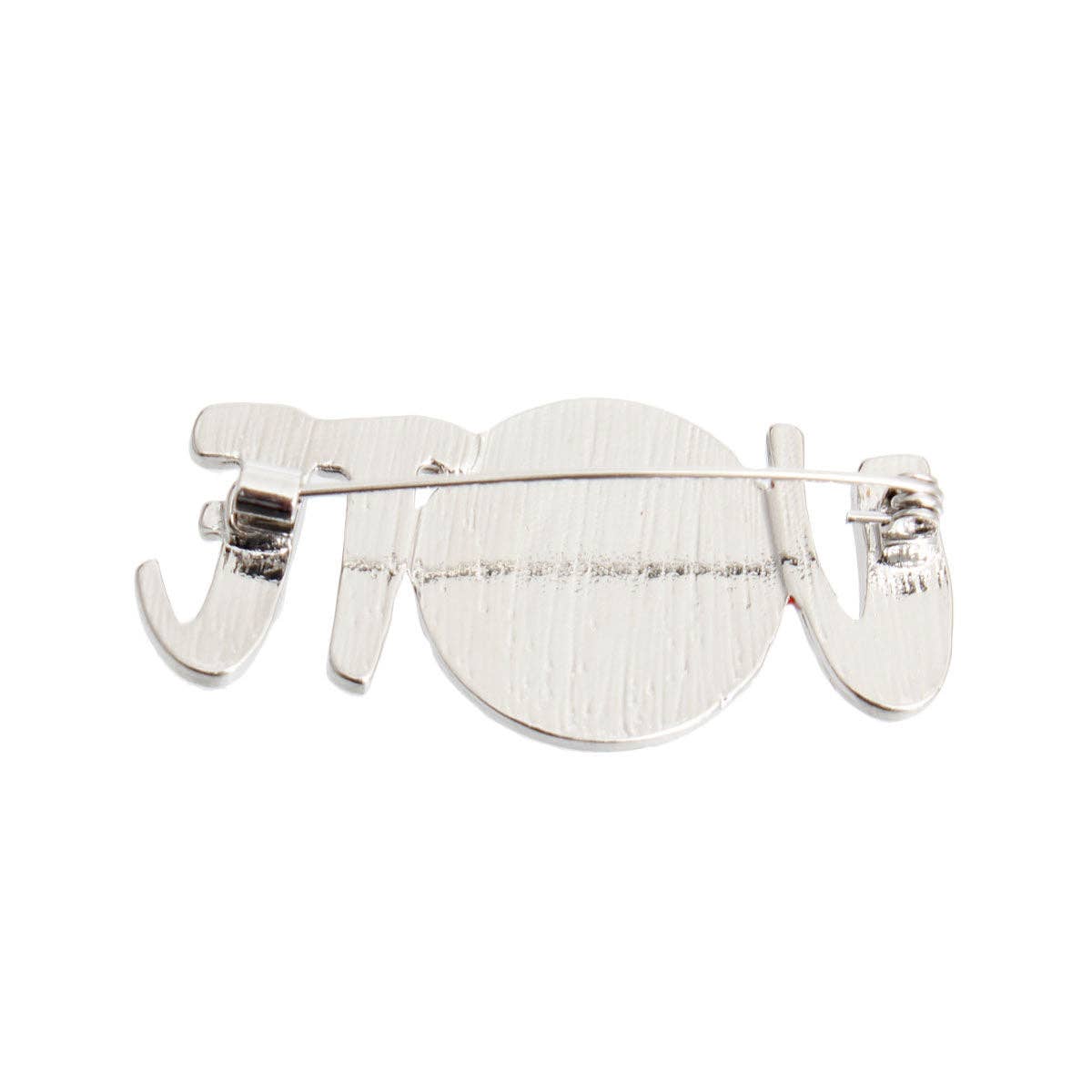 Brooch Delta Sigma Vote Sorority Pin for Women: Red and White