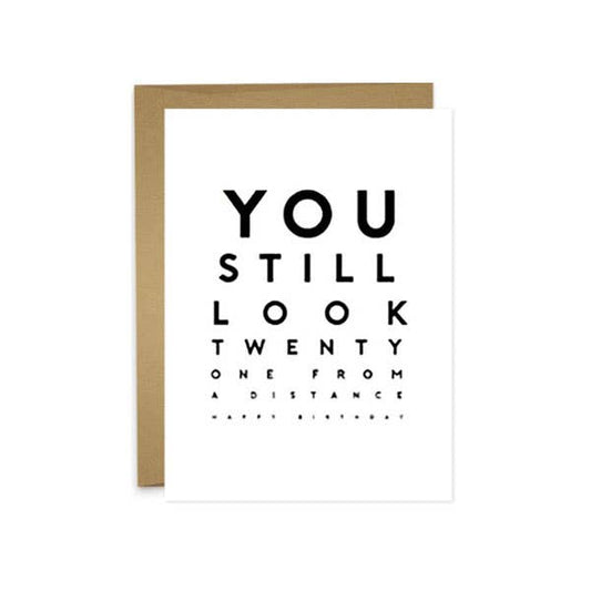 21 From a Distance Birthday Greeting Card