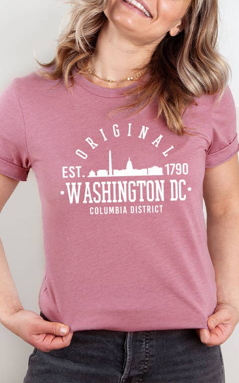 Washington DC Columbia District City Graphic Tee