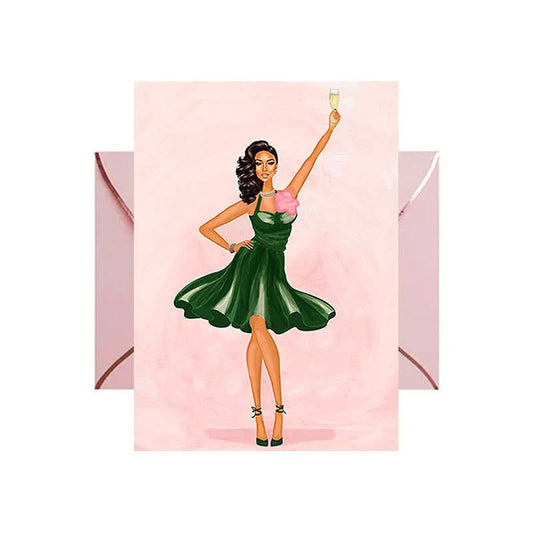 Toast to You Greeting Card