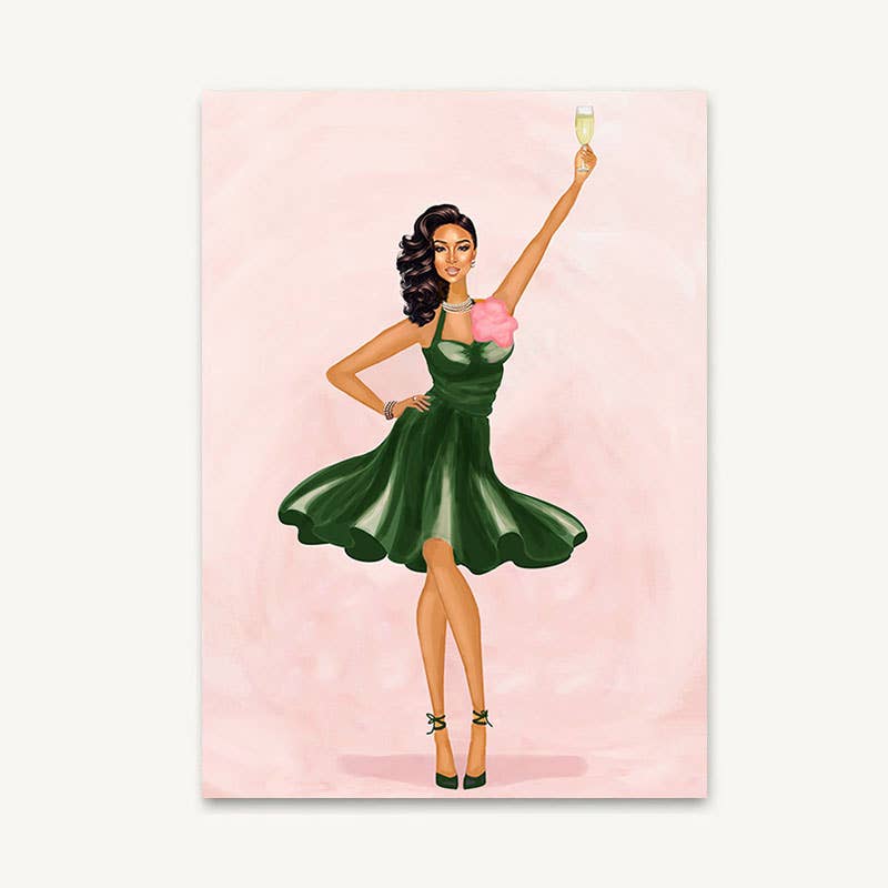 Toast to You Greeting Card