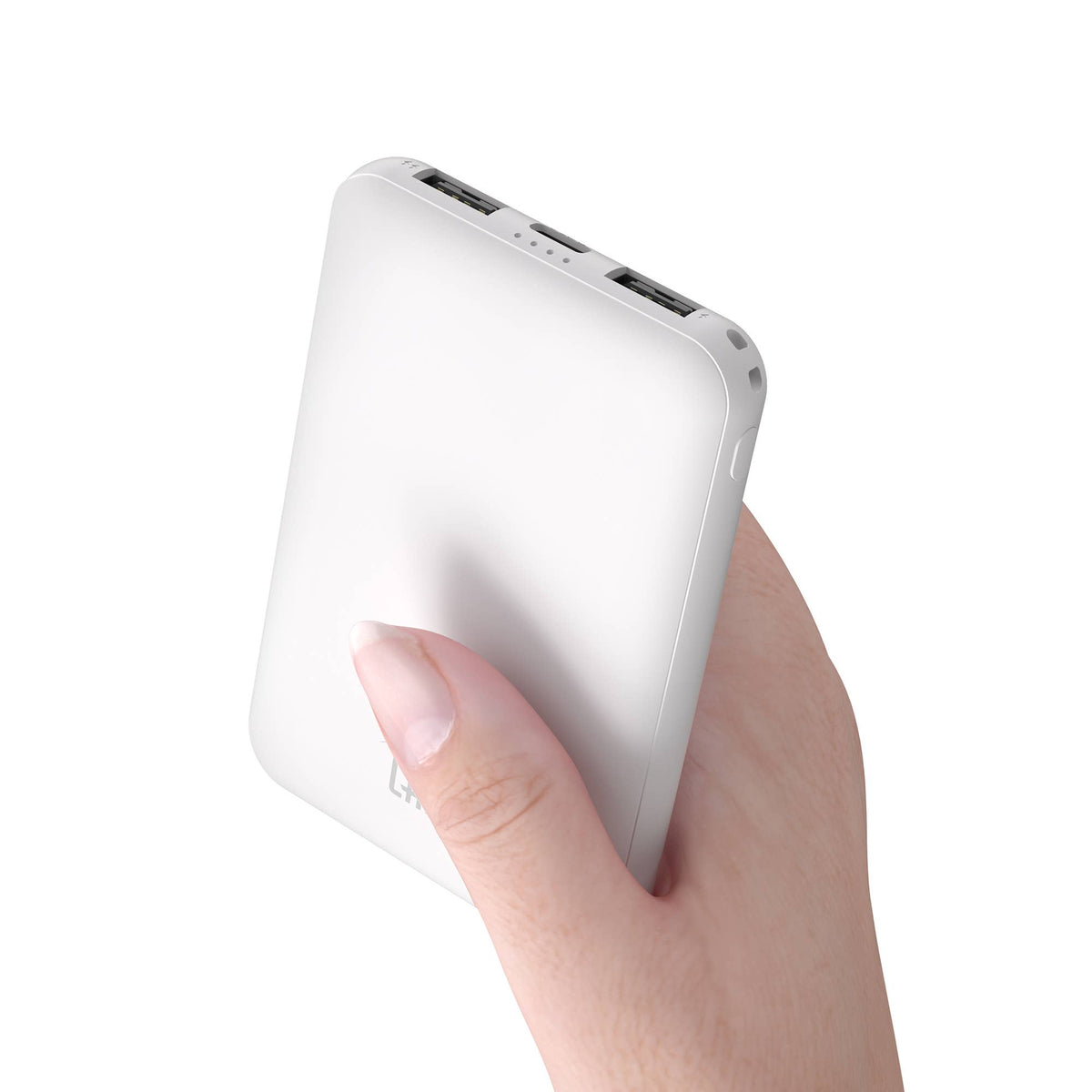LAX 6600mAh Power Bank – Fast, Reliable, and Travel-Ready: White