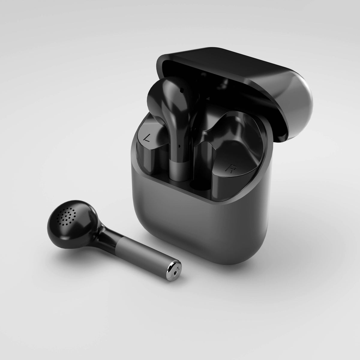 Noise Cancellation Laud Wireless Earphones - Retail Pack: Black