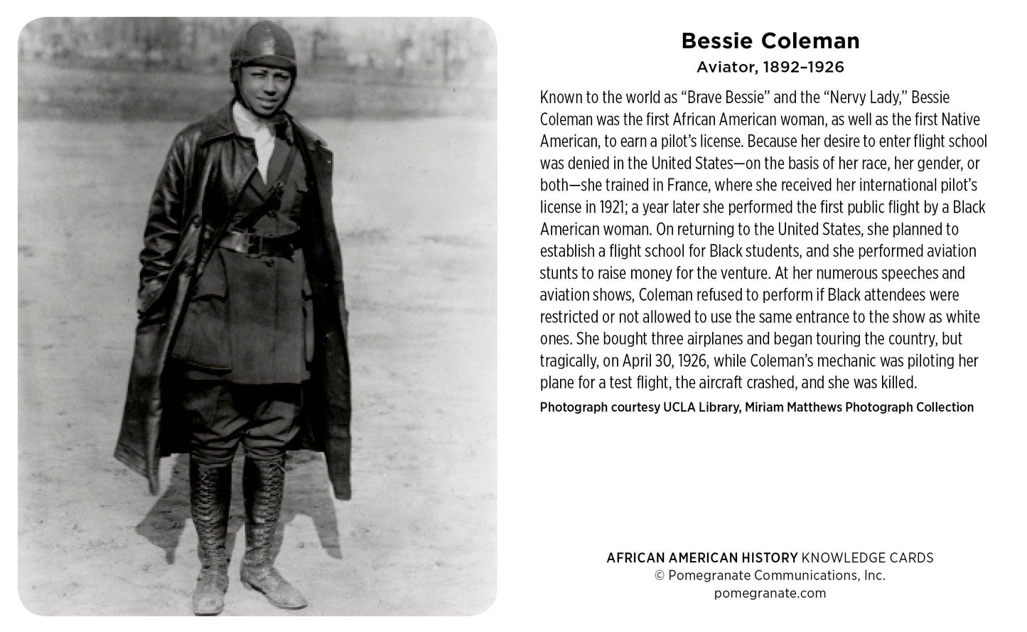 African American History Knowledge Cards