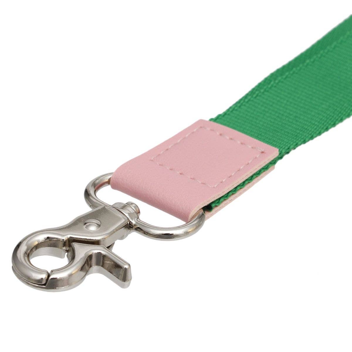AKA Green Canvas Lanyard ID Badge Clip Women: Color: Green