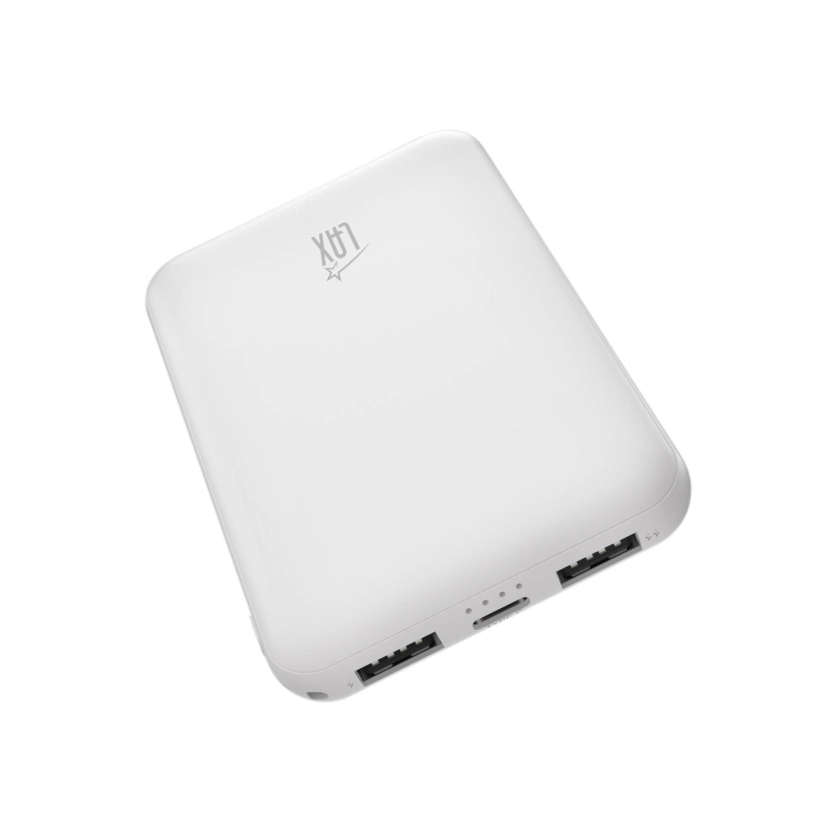 LAX 6600mAh Power Bank – Fast, Reliable, and Travel-Ready: White