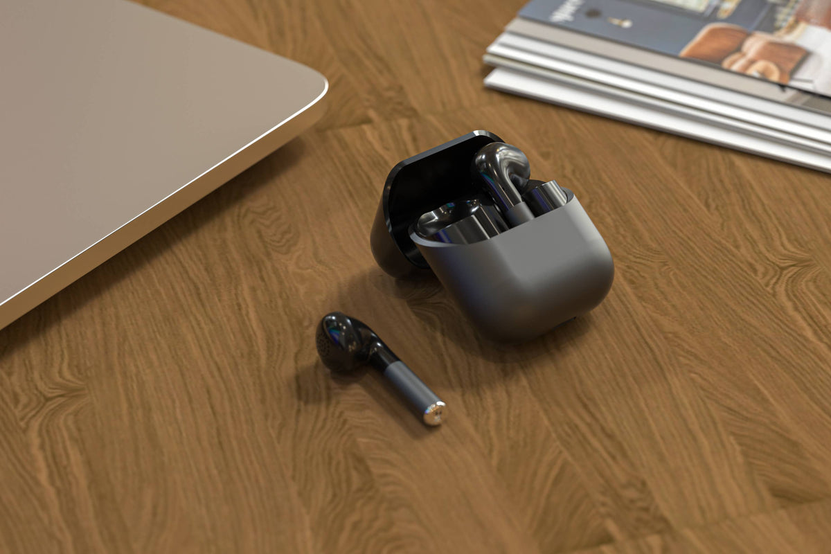 Noise Cancellation Laud Wireless Earphones - Retail Pack: Black