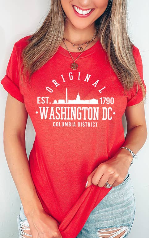 Washington DC Columbia District City Graphic Tee