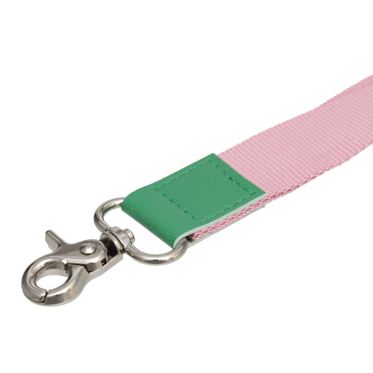 AKA Pink Canvas Lanyard ID Badge Clip Women: Color: Pink