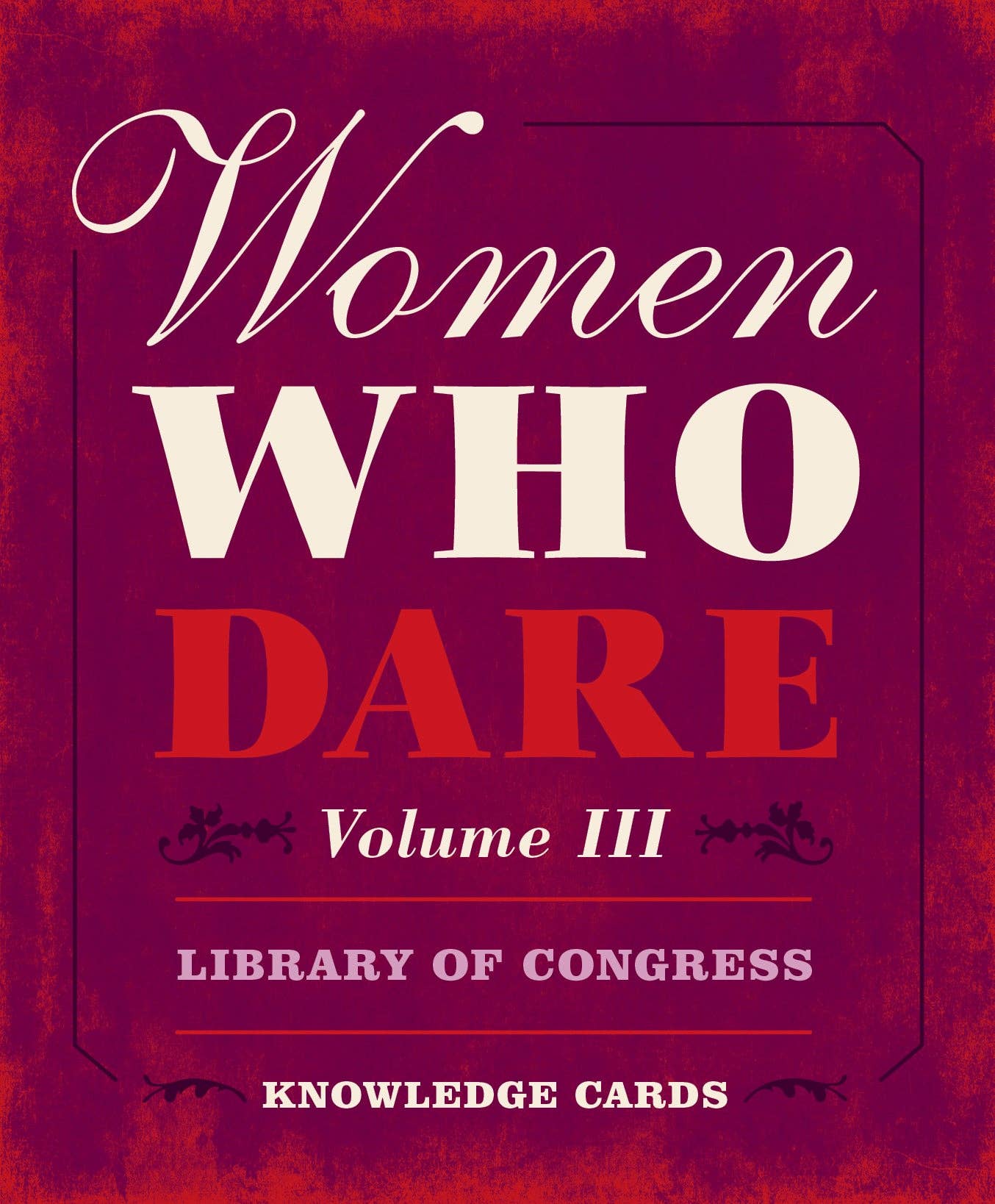 Women Who Dare, Vol. III Knowledge Cards