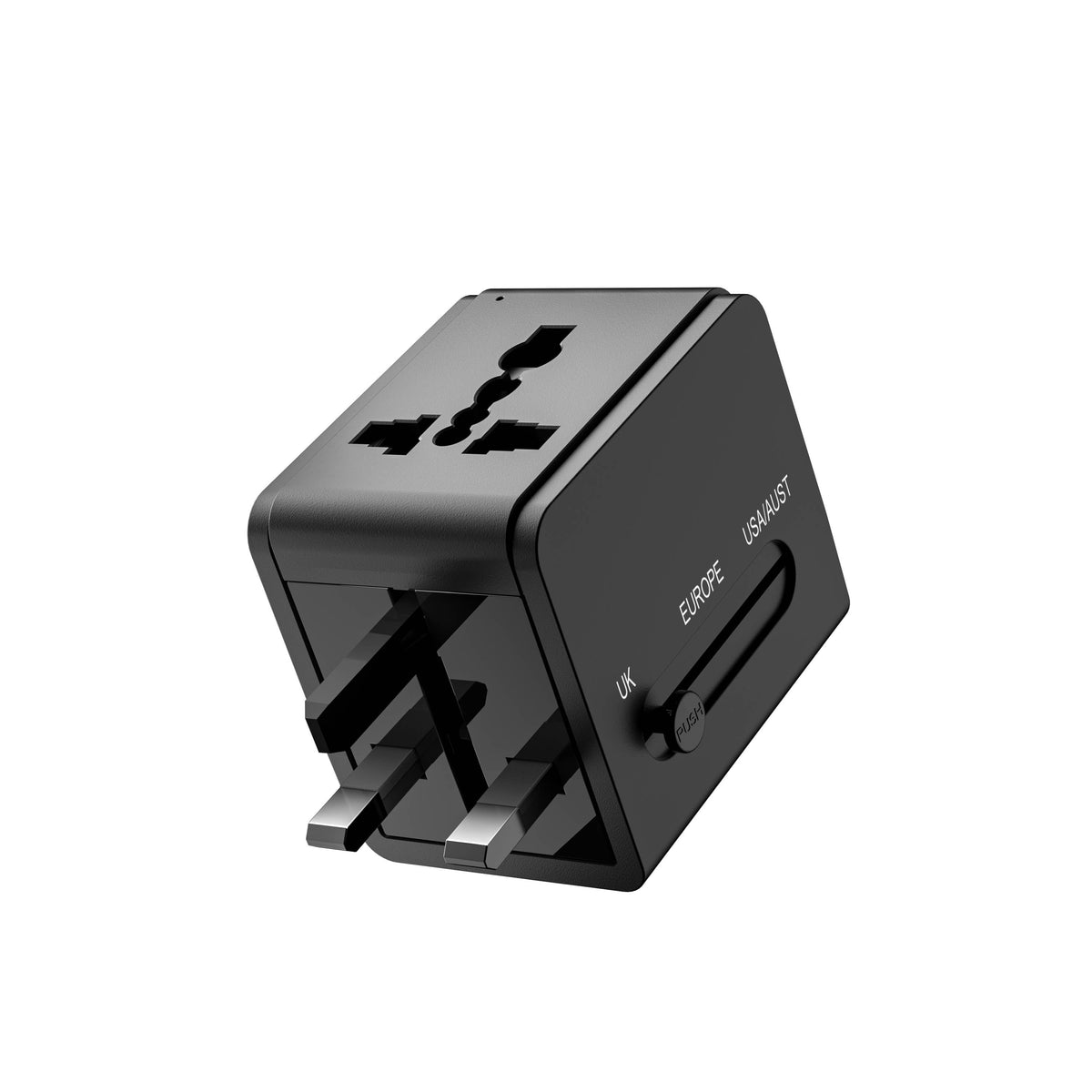 Travel Adapter with 1x USB-C 3.1A 5V and 1 USB - Retail Pack