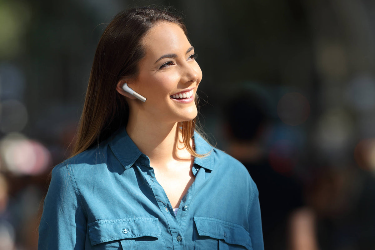 Noise Cancellation Laud Wireless Earphones - Retail Pack: Black