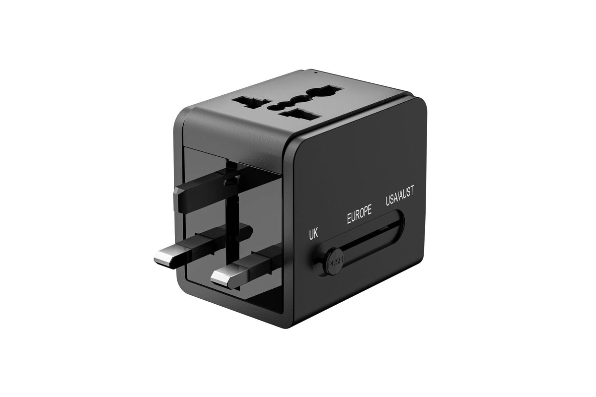 Travel Adapter with 1x USB-C 3.1A 5V and 1 USB - Retail Pack