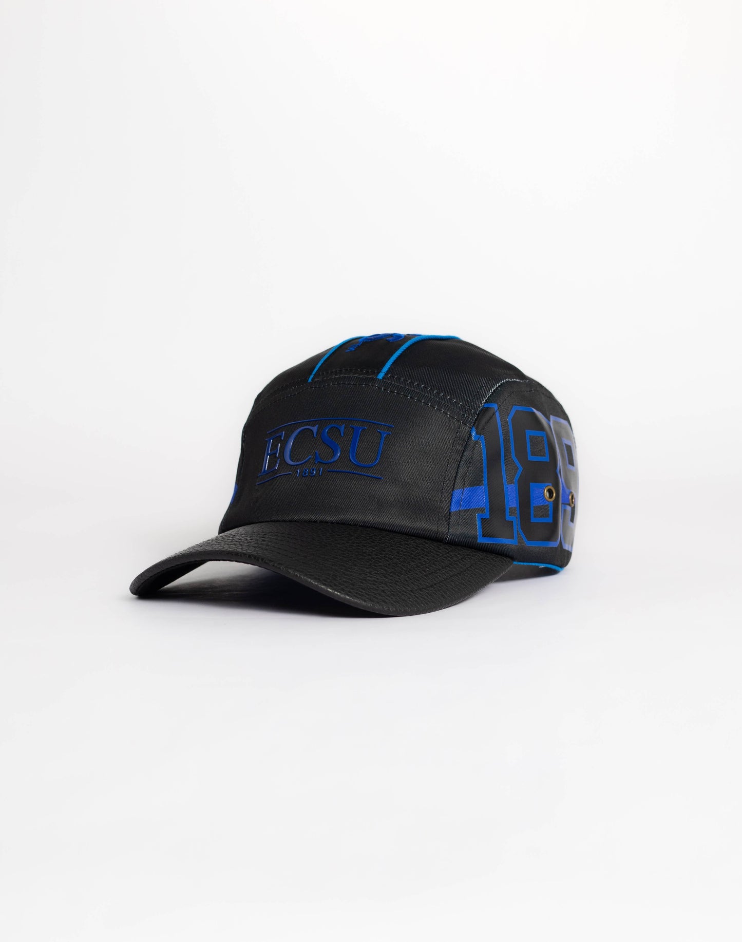 ECSU Baseball Cap with Leather Brim