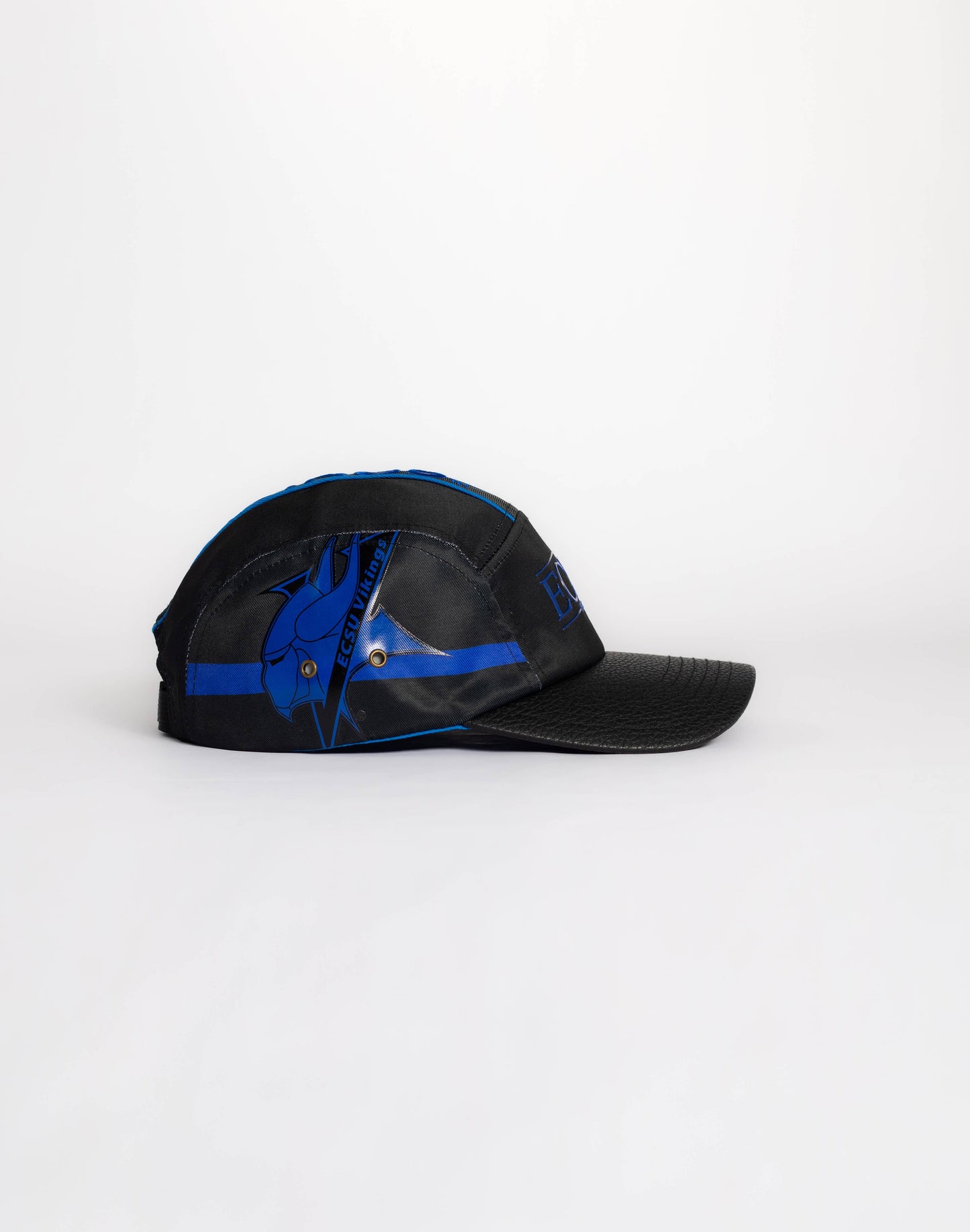 ECSU Baseball Cap with Leather Brim