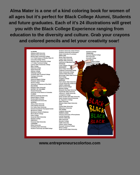 Alma Mater: An HBCU Coloring Book
