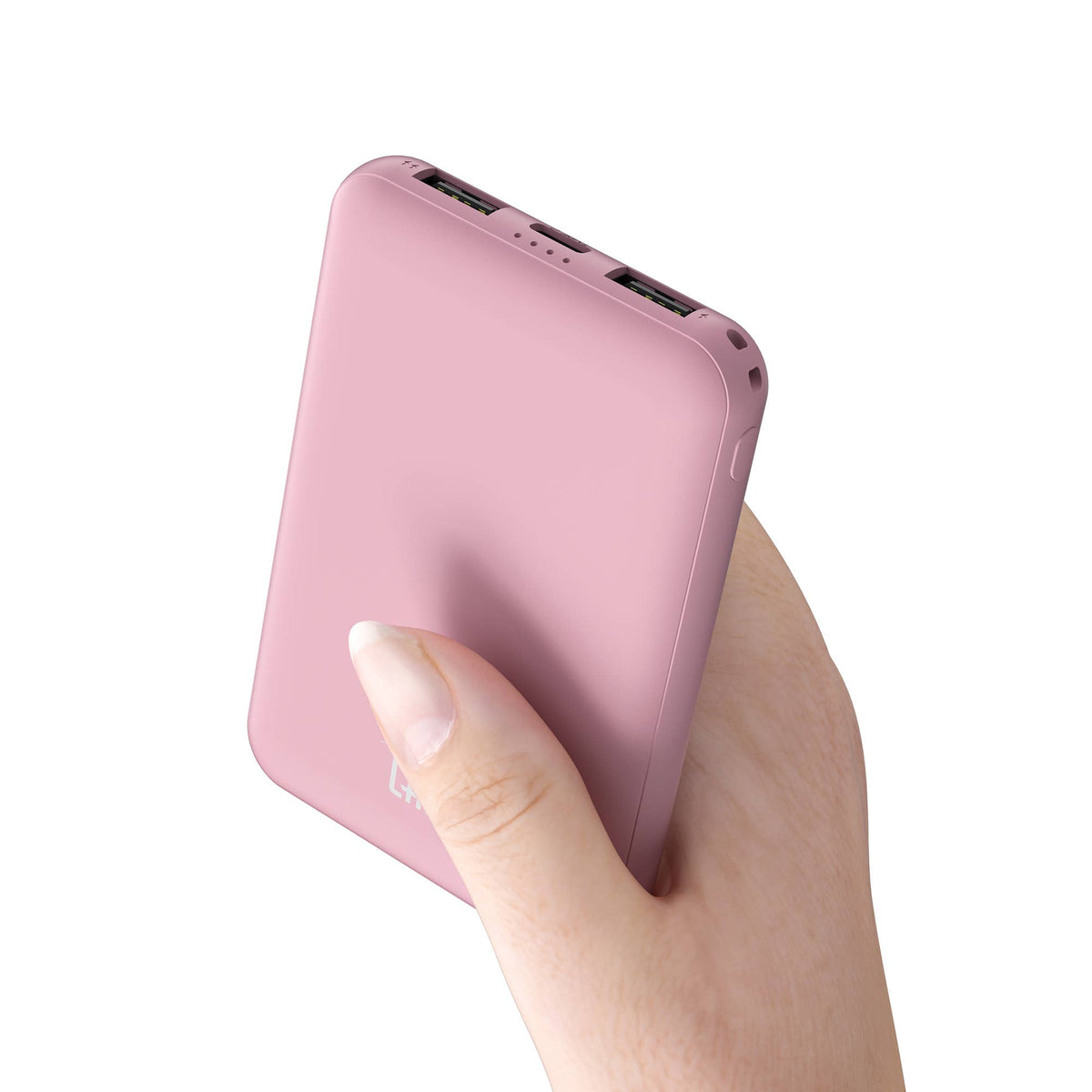 LAX 6600mAh Power Bank – Fast, Reliable, and Travel-Ready: Pink