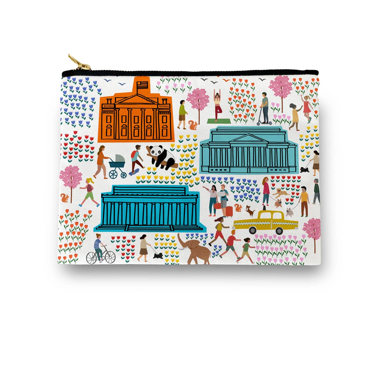 Spring in Washington DC Amenity / Cosmetic Bag