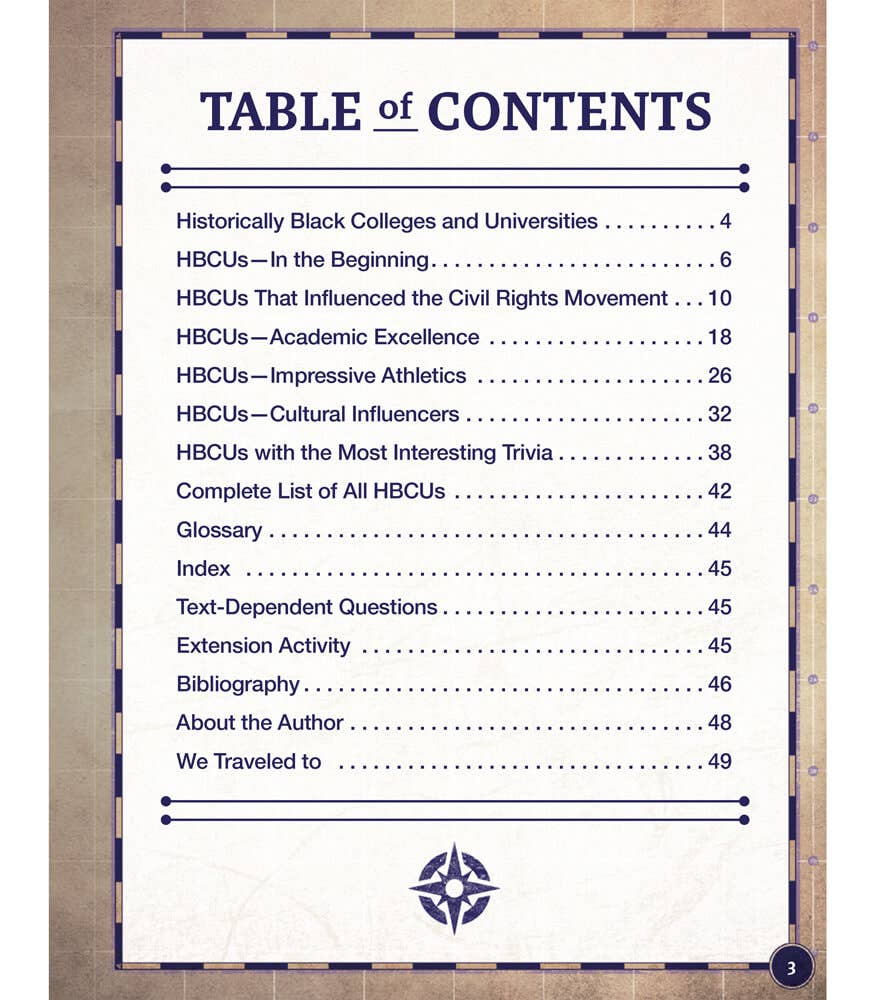 Historically Black Colleges and Universities, Grades 5 - 9